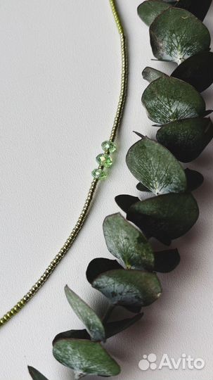 Чокер из бисера