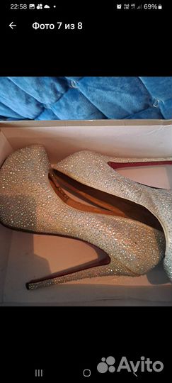 Лабутены туфли женские 40