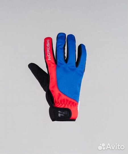 Перчатки Nordski Racing True Blue/Red WS