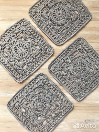 Маленькие салфетки 4 шт. Подставки под горячее