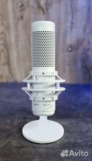 Игровой/стрим микрофон HyperX Quadcast S Белый