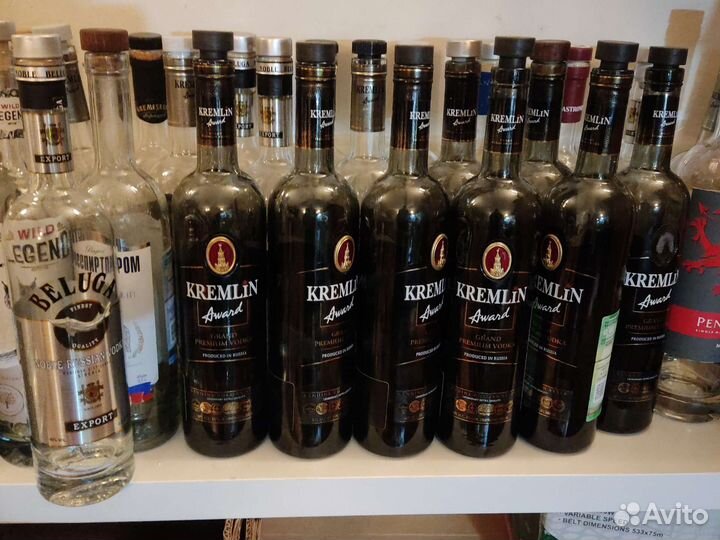 Пустые бутылки от простых до элитных