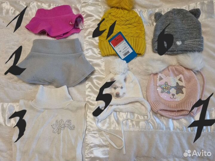 Шапка шлем, перчатки разных производителей б/у