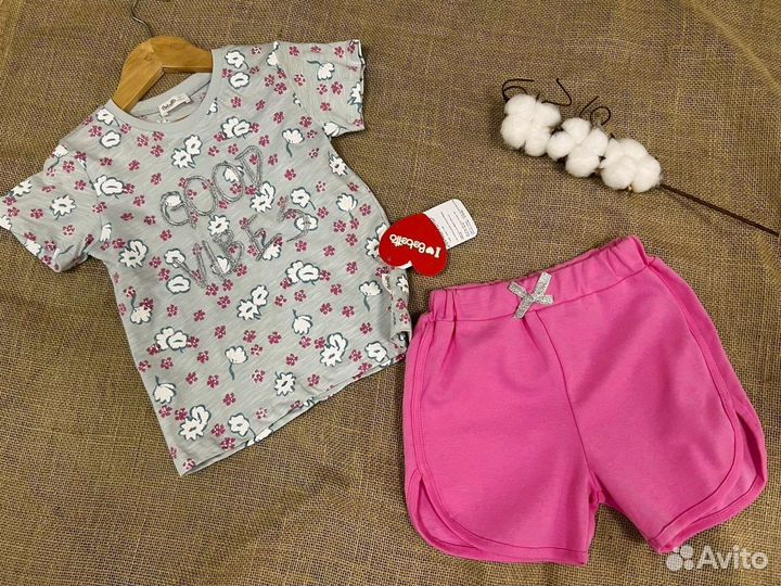 Летний спортивный костюм 98-110 Турция на девочку