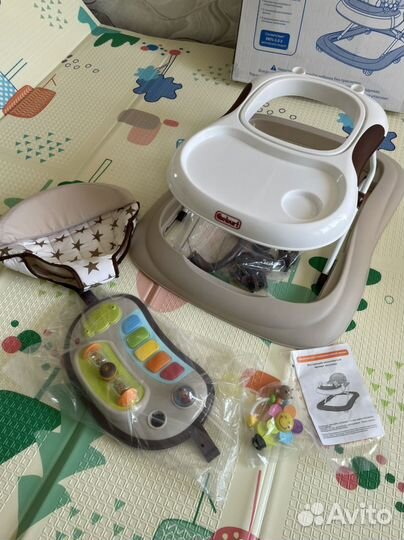 Ходунки Geburt W1121NA6 бежевый,коричневый