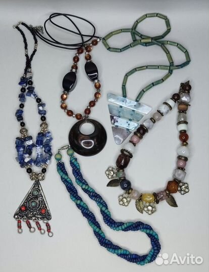 Бусы, колье. Этно, бохо. Европа