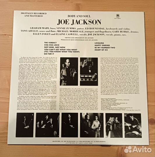 Joe Jackson - 
