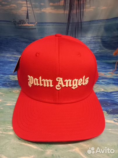 Кепка бейсболка palm Angels мужская красная