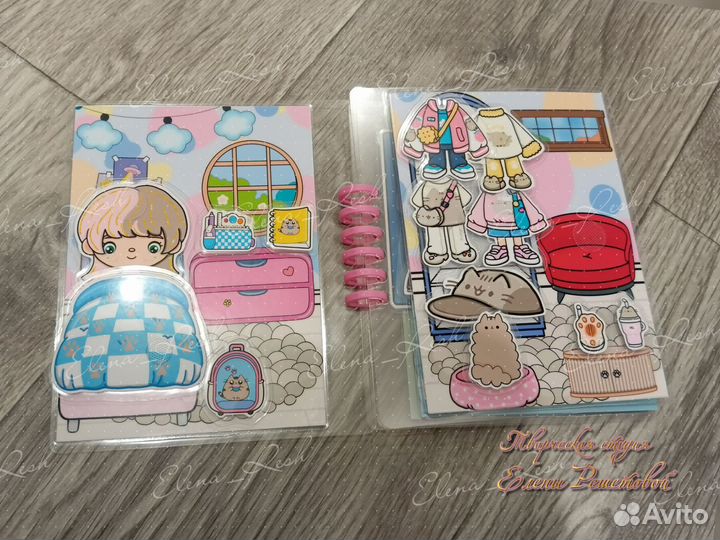 Книга на липучках 