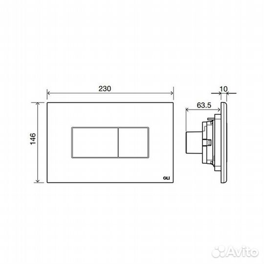 Комплект: Инсталляция OLI 120 ECO Sanitarblock pn