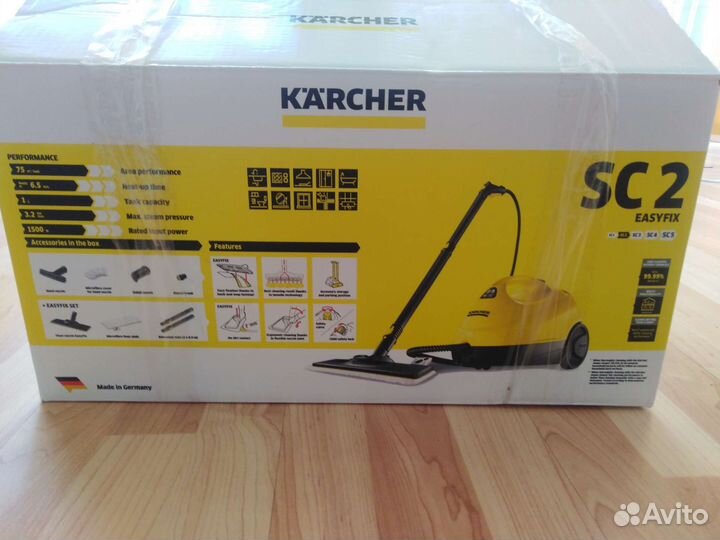 Пароочиститель karcher sc 2 на гарантии