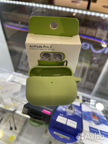 Чехол на AirPods pro 2 зеленый