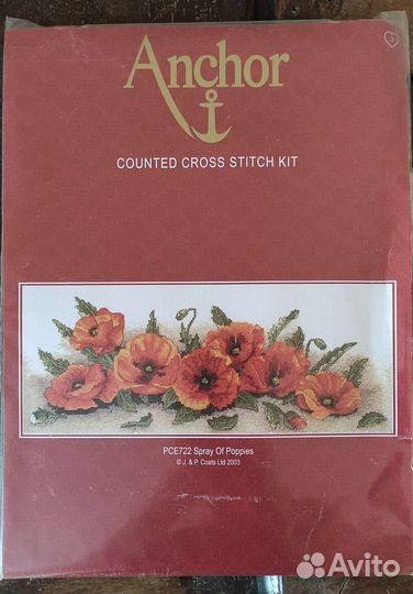 Набор для вышивания Anchor новый