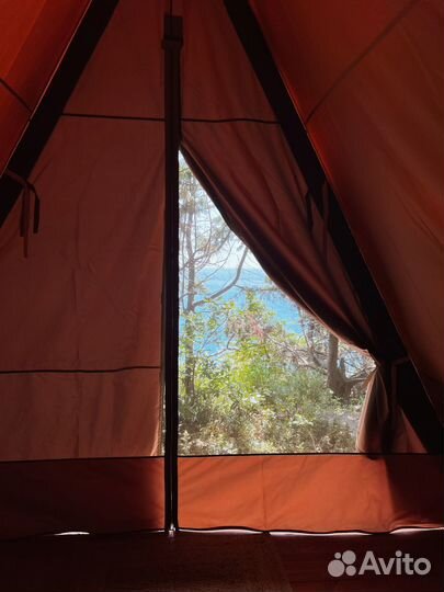 Палатка шатер для Глемпинга Призма Дикий дом