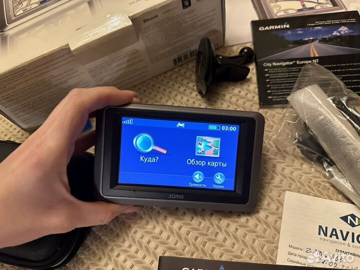 Навигатор Garmin Zumo 660 полный комплект новый