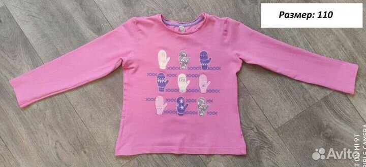 110-134) Джемпер, кофта, лонгслив, рубашка, свитер