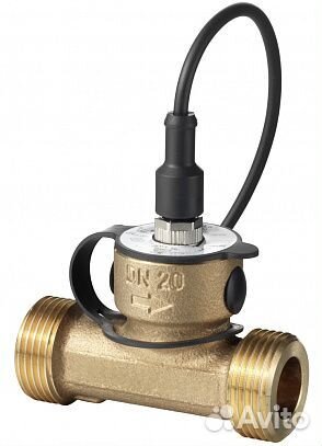 QVE3100.025: Датчик потока из бронзы для жидкосте