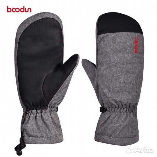 Варежки горнолыжные Boodun 1215 Gray M