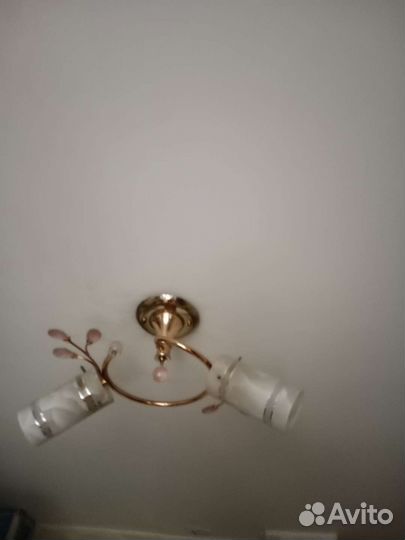 Светильник потолочный подвесной бу двухрожковый