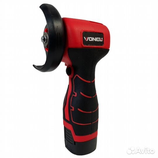 Ушм мини, болгарка voneu в кейсе 16.8V 10/76мм, 2