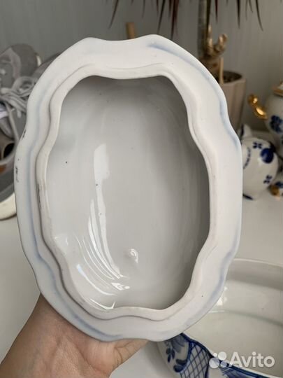 Горшок керамический гжель