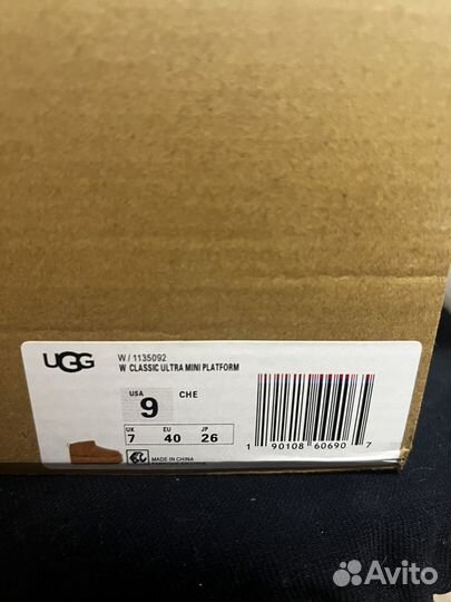 Угги на платформе Ugg Classic Ultra Mini Platform