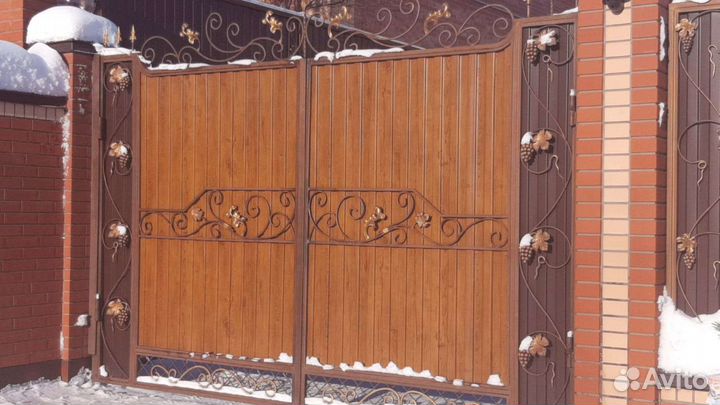 Кованые ворота и калитки