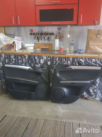 Обшивки дверей мерседес w 164 комплект