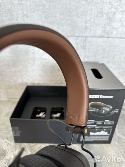 Наушники marshall major 3 bluetooth коричневые