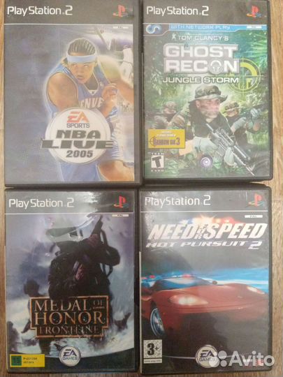 Диски с играми для PS2