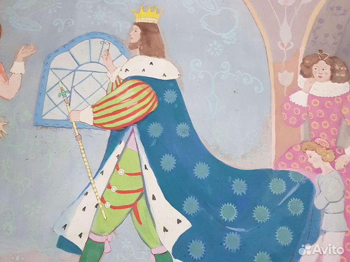 Картина 60х годов по сказке 