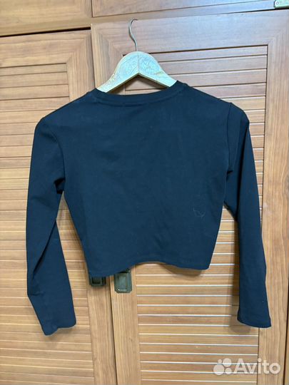 Топ укороченный с рукавами