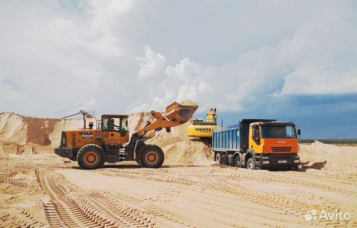 Песок карьерный под брусчатку