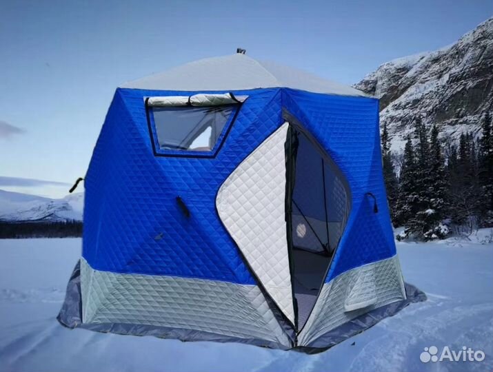 Зимняя палатка куб 3 слойная