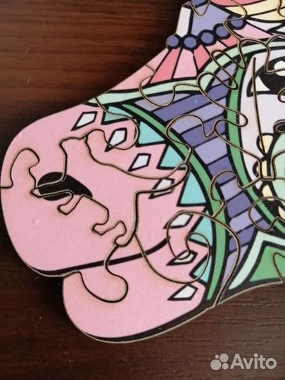 Пазл деревянный фигурный