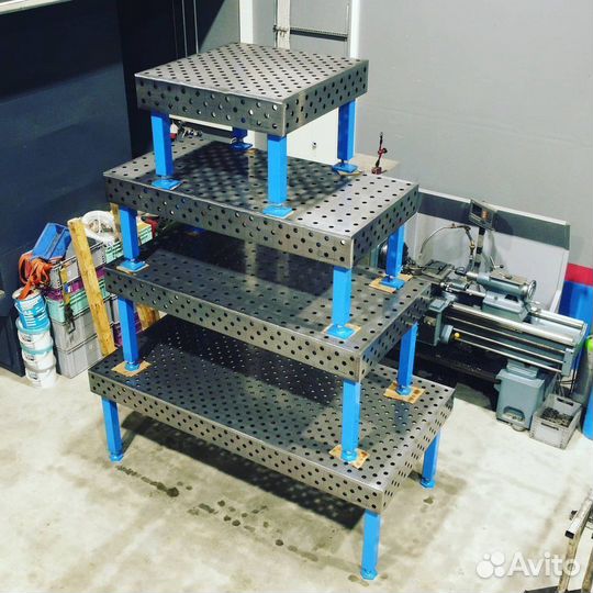 Сварочный 3D стол 1500х3000х100 толщиной 5 мм