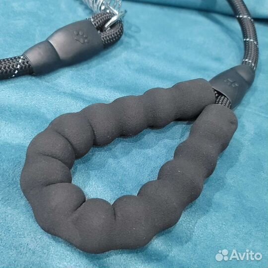 Поводок с амортизатором, усиленный из нейлона