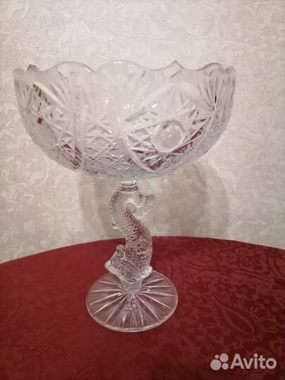 Ваза хрустальная фруктовница 