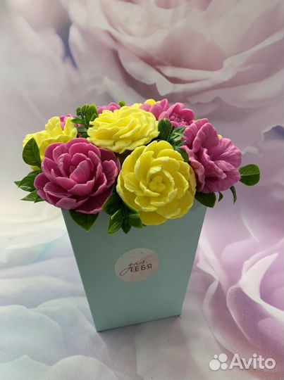 Цветы из мыла