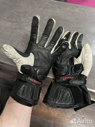 Мото перчатки кожа alpinestars gp plus