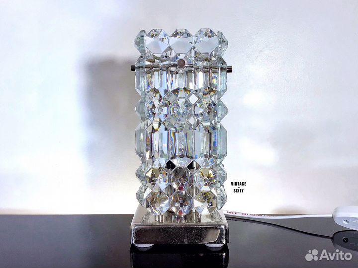 Светильник настольный хрустальный СССР 70-е гг