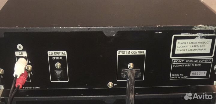 CD-проигрыватель Sony CDP-EX10