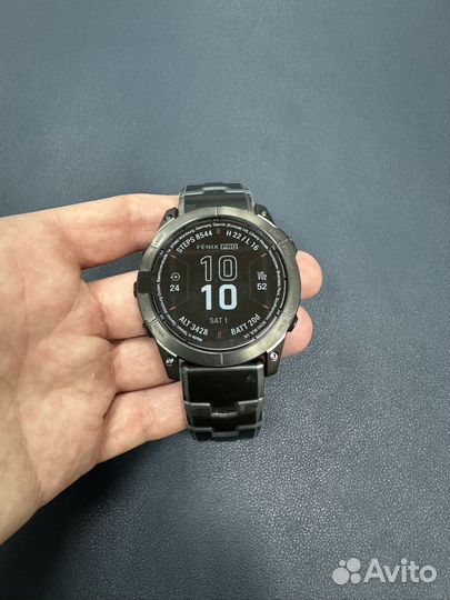 Часы garmin Fenix 7x pro sapphire titan/ браслет