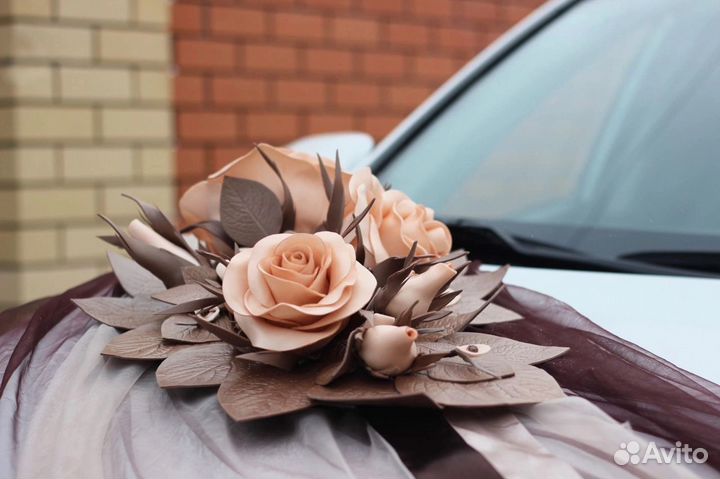 Свадебные украшения на машину аренда