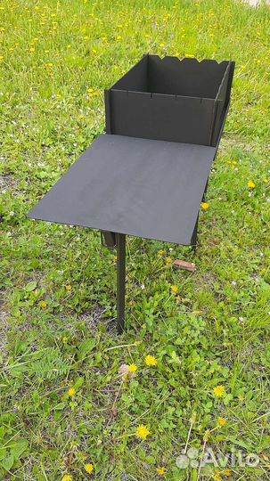 Мангал чемодан (дипломат ) разборный толщиной 3 мм