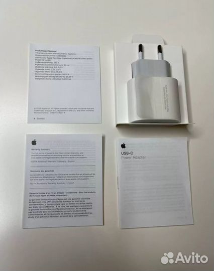 Блок зарядки для iPhone, оригинал
