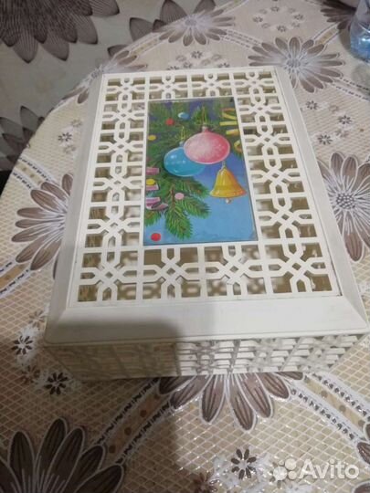 Шкатулка новогодняя СССР