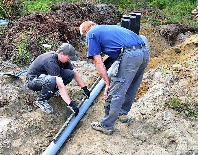 Септик из жби колец - Монтаж канализации под ключ