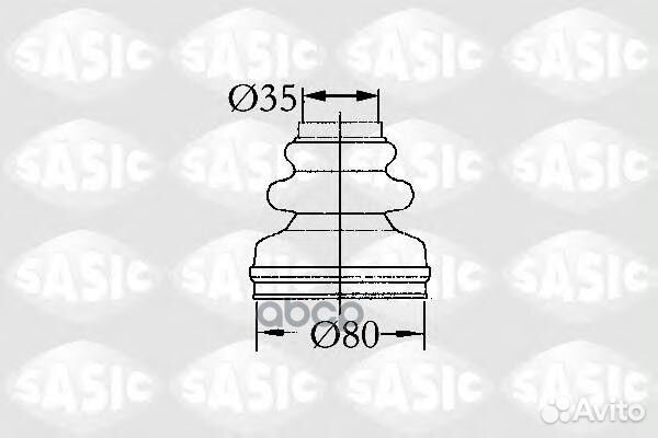 Пыльник шруса citroen berlingo/BX/xantia/xsara