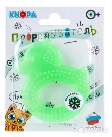 Прорезыватель для зубов новый Уточка, охлаждающий